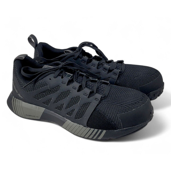 Reebok‎ Fusion Flexweave Composite Toe Work Shoes Mens 8W Lightweight Safety - Picture 1 of 5